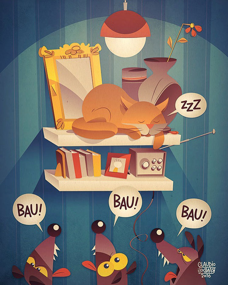 NovaGest 2017 calendar - Illustration by Claudio Bandoli