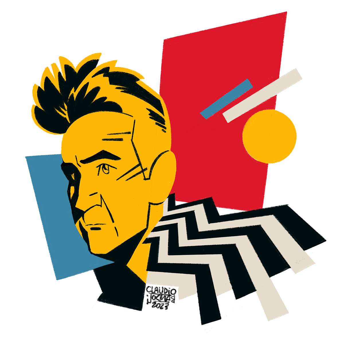 David Lynch review - Illustration by Claudio Bandoli