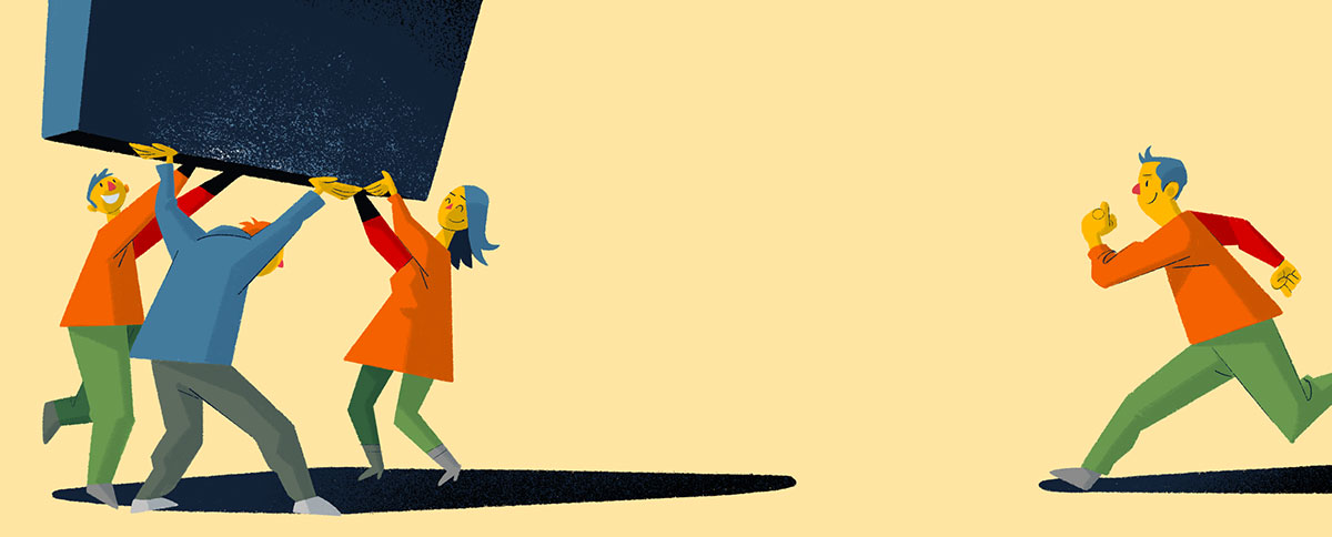 Il Filo di Simo website - Illustration by Claudio Bandoli