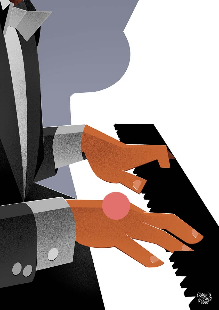 Duke Ellington - Illustration by Claudio Bandoli