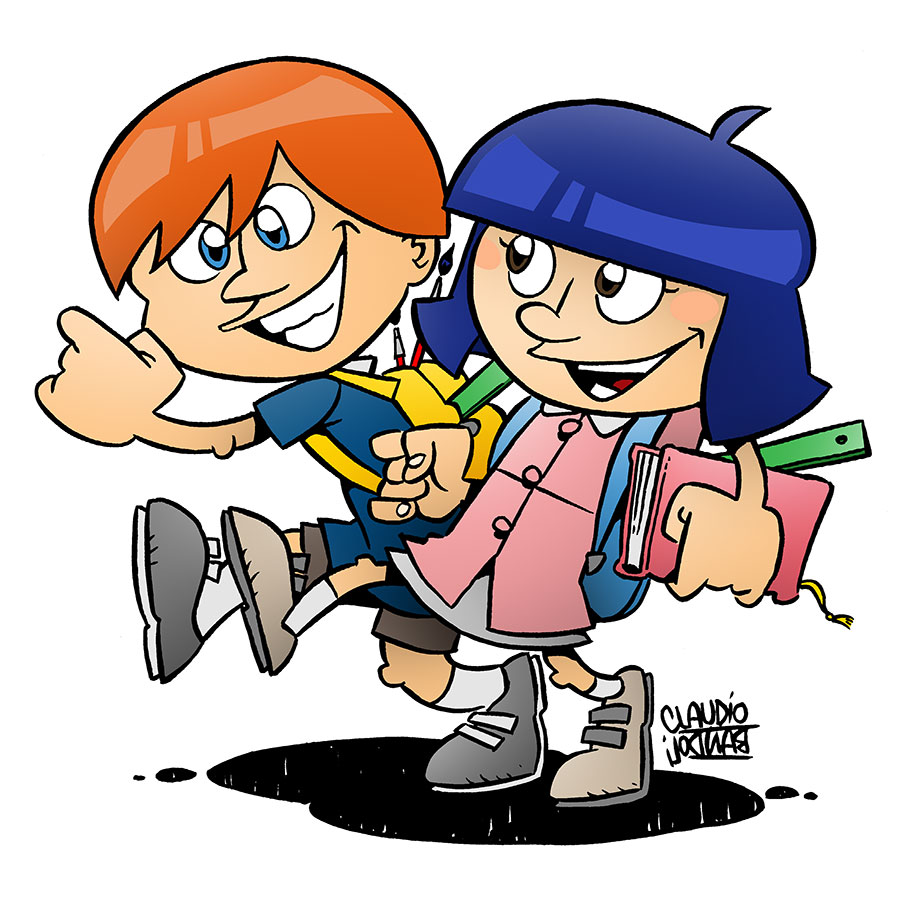 Panorama school products - Illustration by Claudio Bandoli