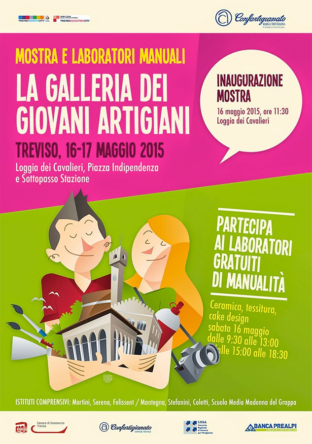 La galleria dei giovani artigiani 2015 - Illustration by Claudio Bandoli