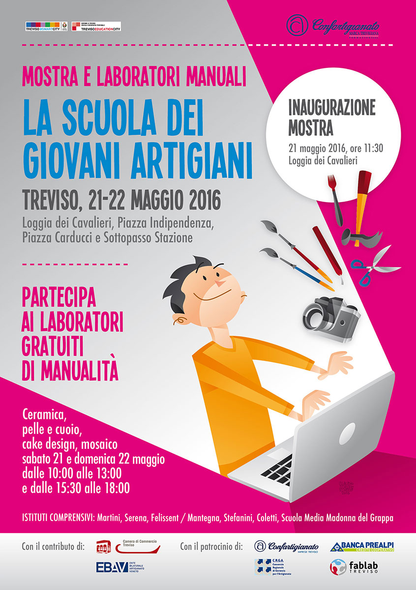 La scuola dei giovani artigiani 2016 - Illustration by Claudio Bandoli