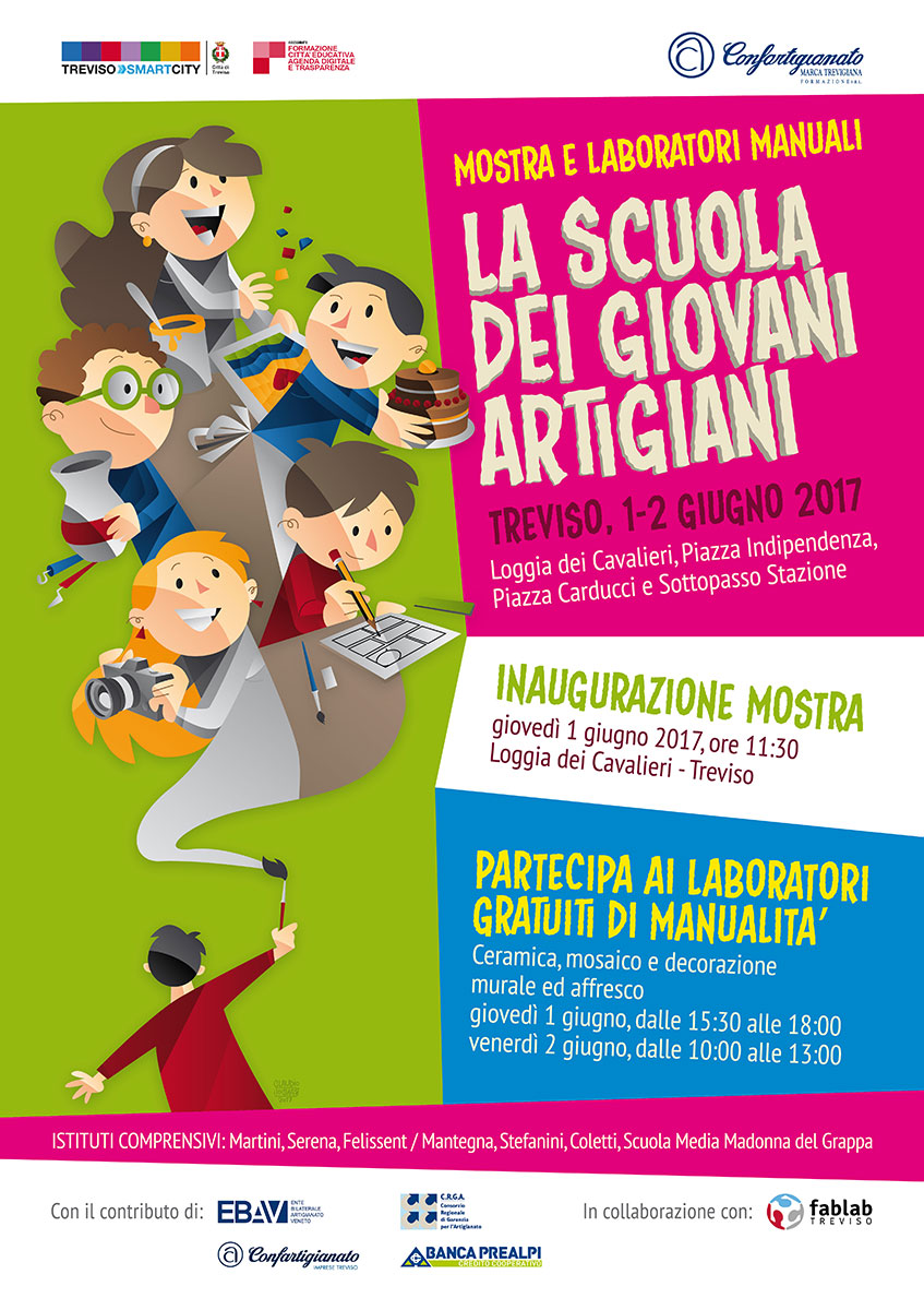 La scuola dei giovani artigiani 2017 - Illustration by Claudio Bandoli