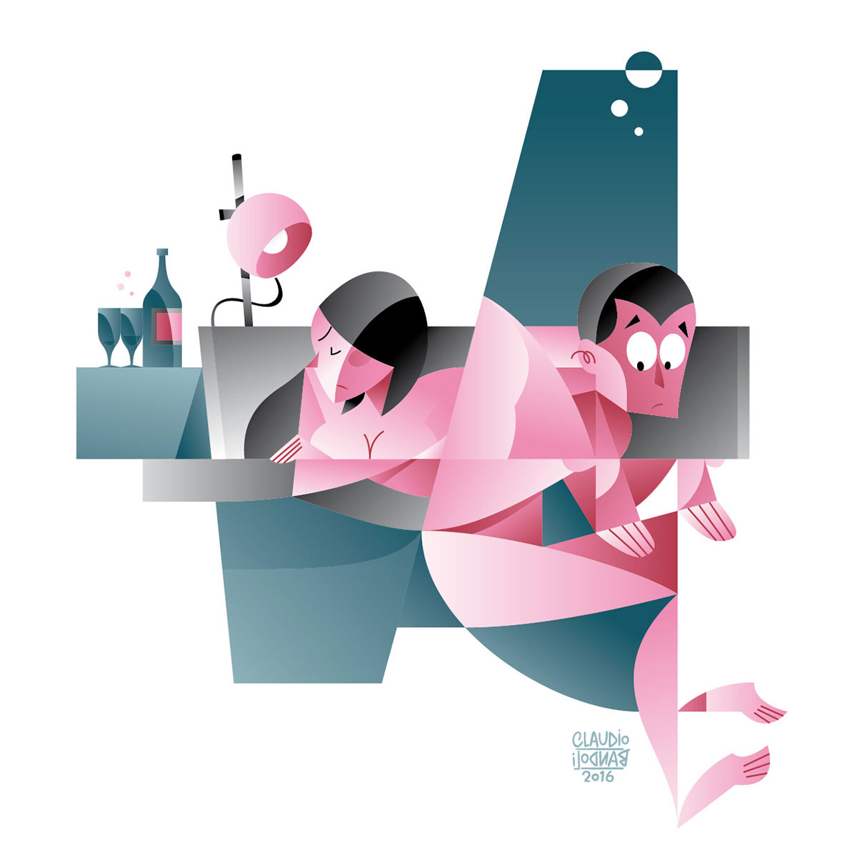 Softporn - Illustration by Claudio Bandoli