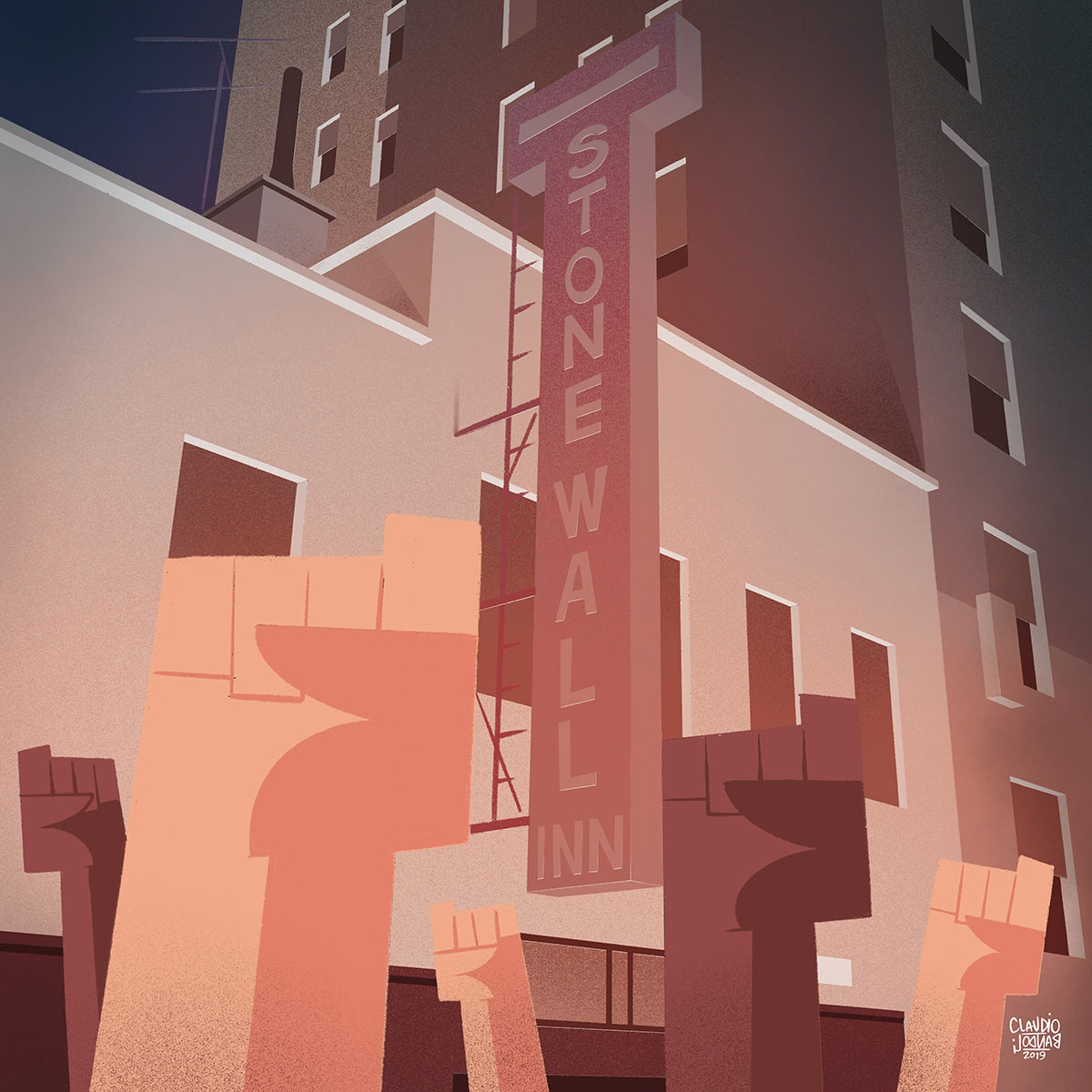 Stonewall - Illustration by Claudio Bandoli