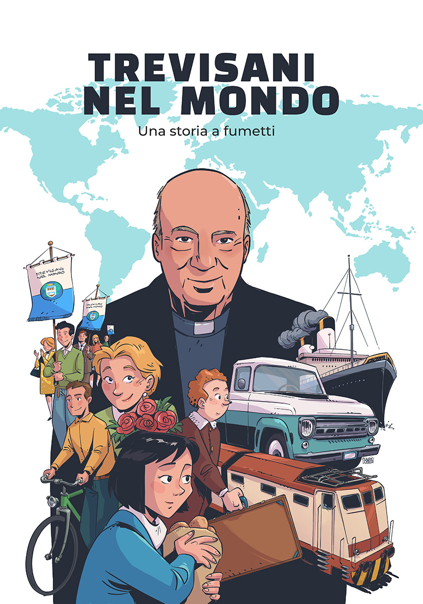 Trevisani nel mondo - Una storia a fumetti - Comics by Claudio Bandoli