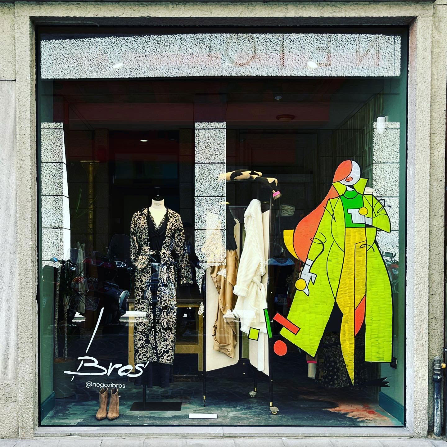 Opening of Bros store in Treviso - Illustration by Claudio Bandoli