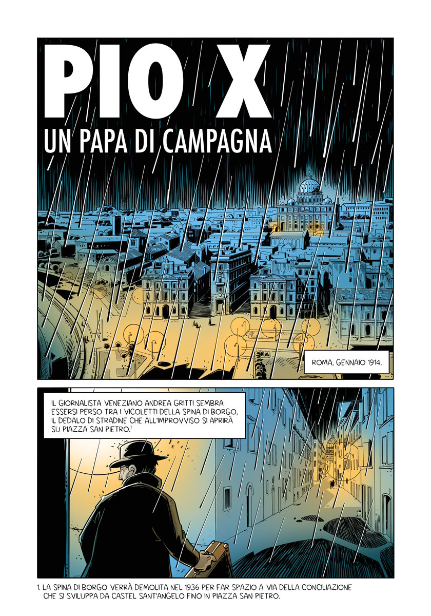 Pio X - Un papa di campagna - Comics by Claudio Bandoli