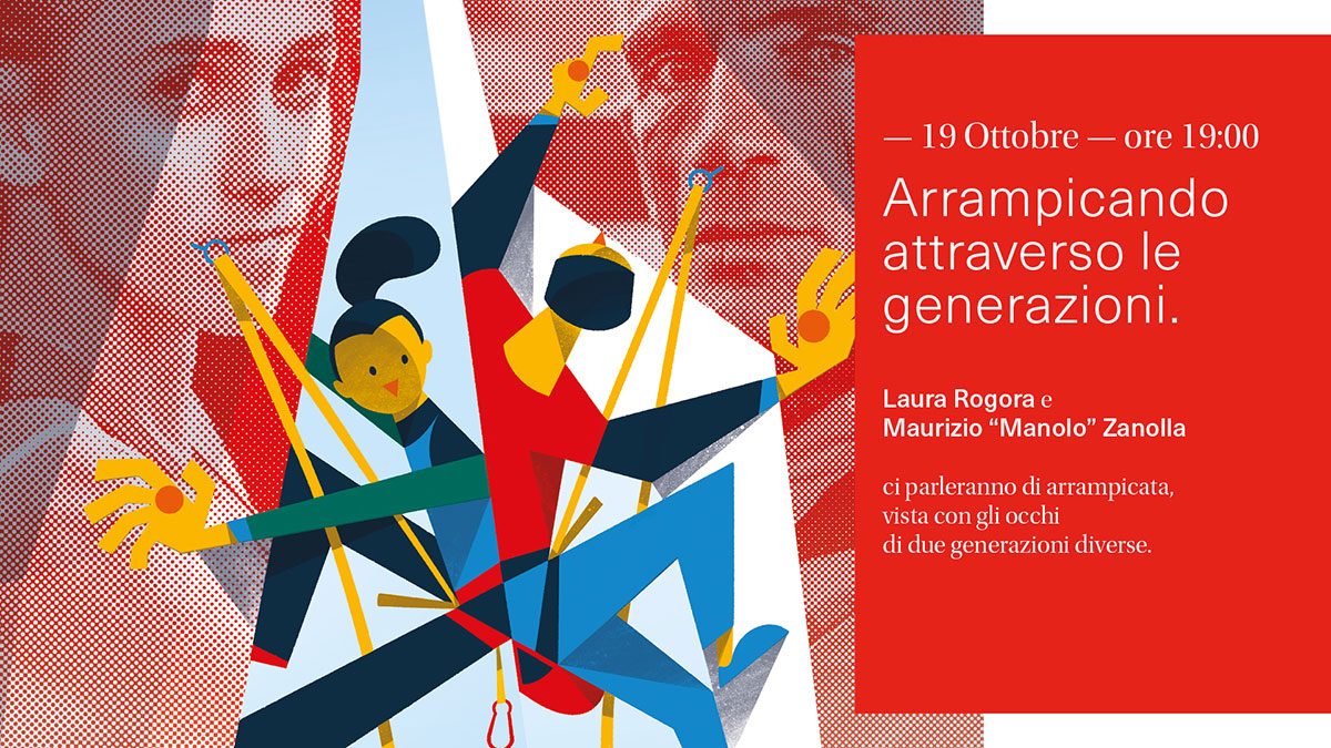 Arrampicando attraverso le generazioni - Illustration by Claudio Bandoli