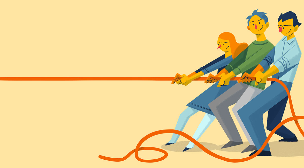 Il Filo di Simo website - Illustration by Claudio Bandoli