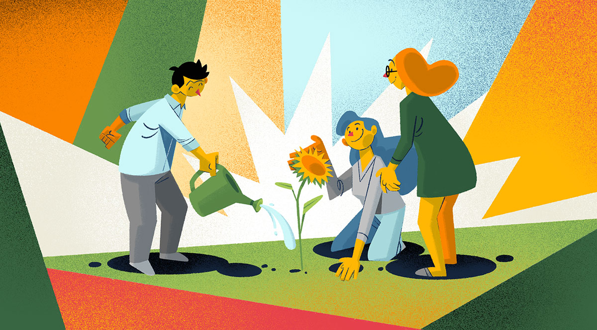 Il Filo di Simo website - Illustration by Claudio Bandoli