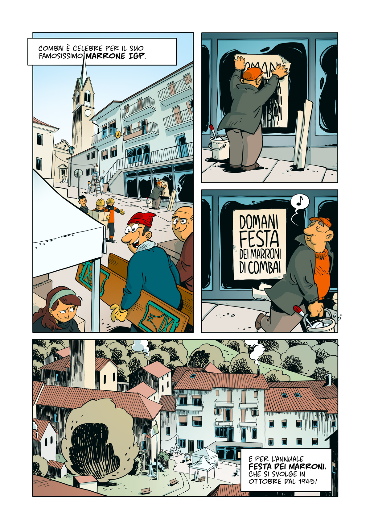 Comby e il marrone superstar - Comics by Claudio Bandoli