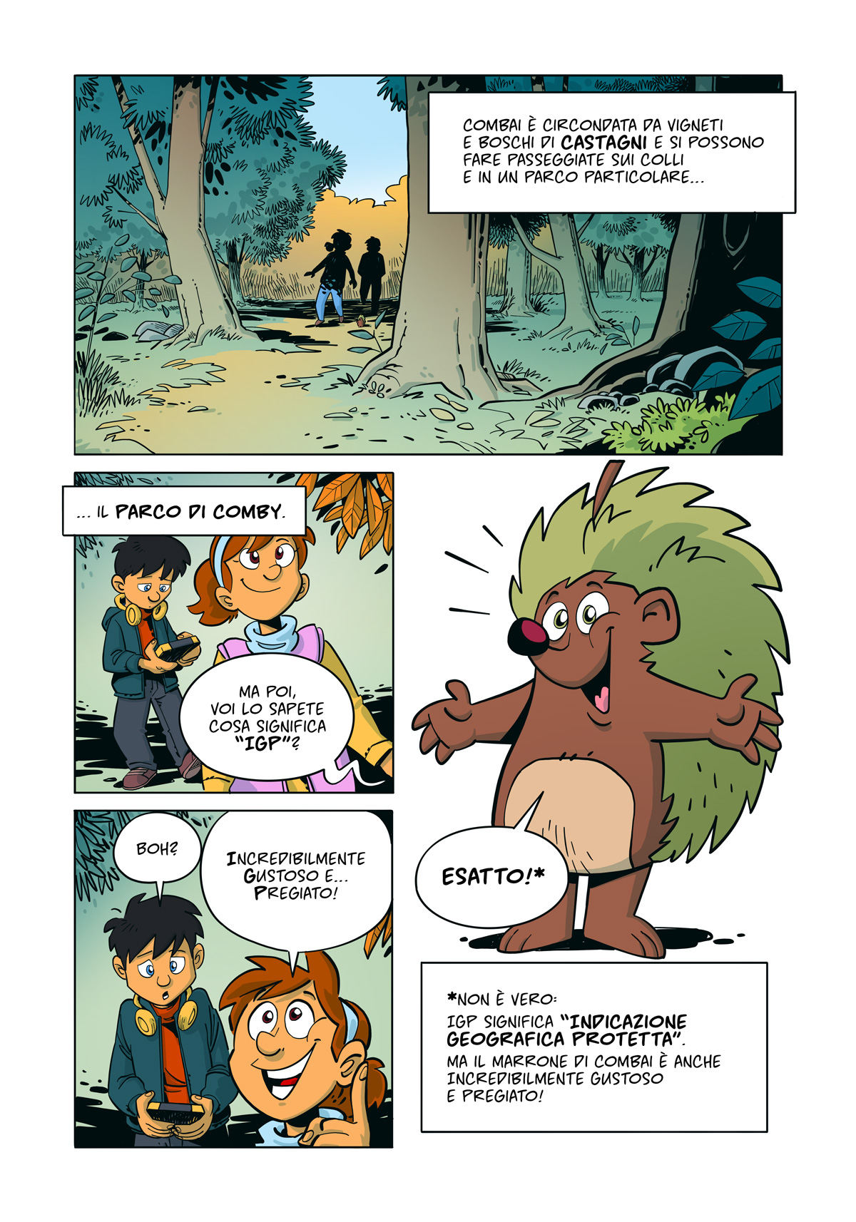 Comby e il marrone superstar - Comics by Claudio Bandoli