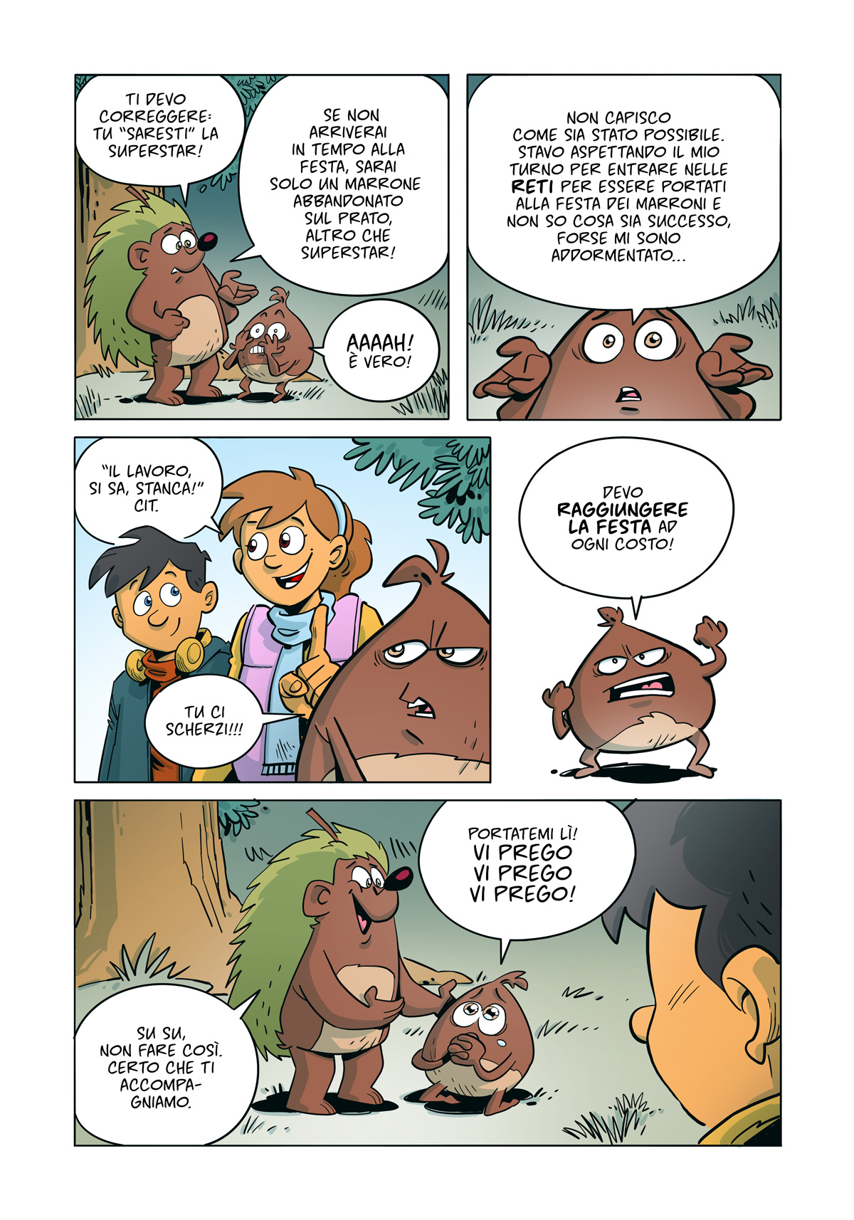 Comby e il marrone superstar - Comics by Claudio Bandoli