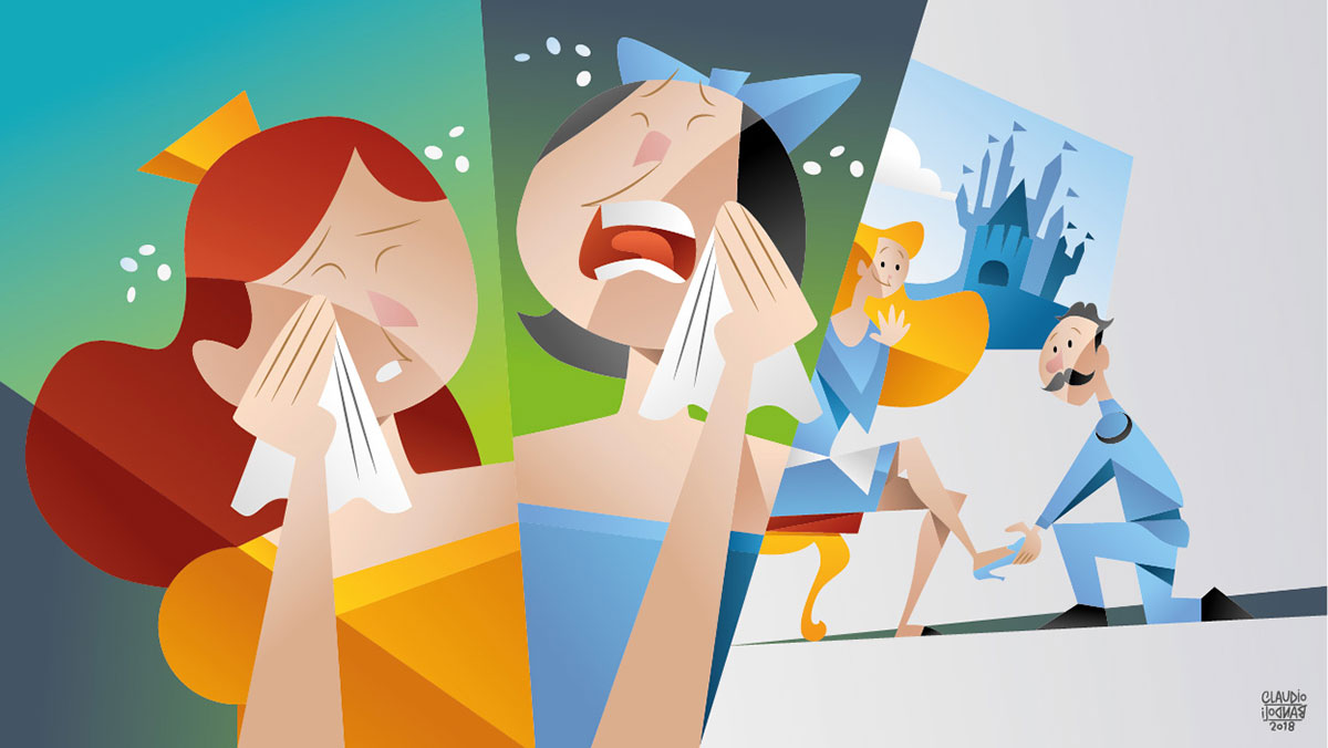 Lucart 2019 calendar - Illustration by Claudio Bandoli