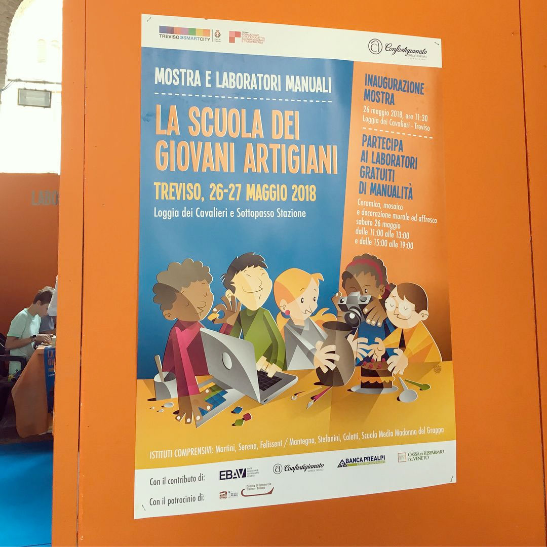 La scuola dei giovani artigiani 2018 - Illustration by Claudio Bandoli