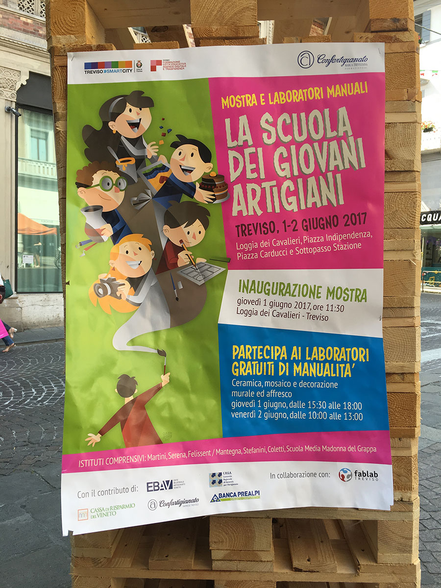 La scuola dei giovani artigiani 2017 - Illustration by Claudio Bandoli