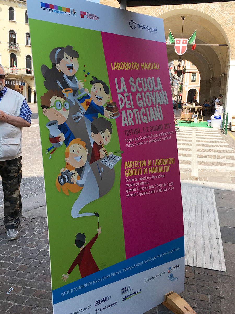 La scuola dei giovani artigiani 2017 - Illustration by Claudio Bandoli
