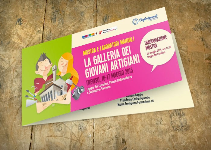 La galleria dei giovani artigiani 2015 - Illustration by Claudio Bandoli