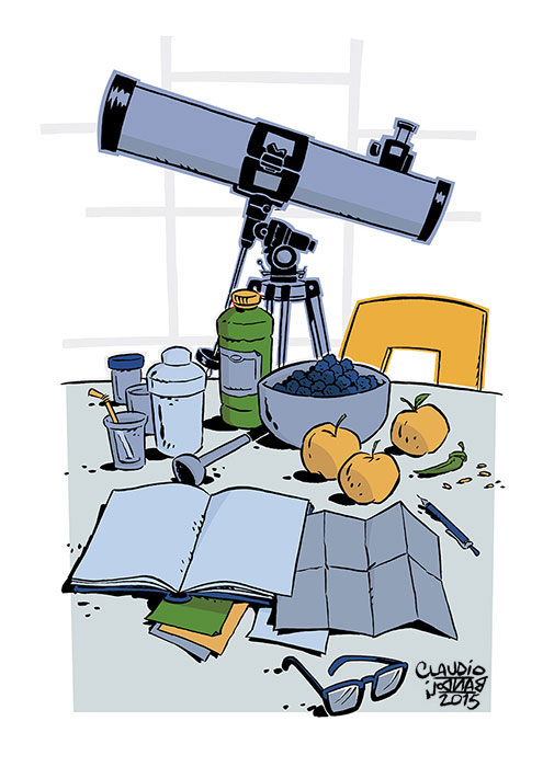 Veneta cucine web catalog - Illustration by Claudio Bandoli