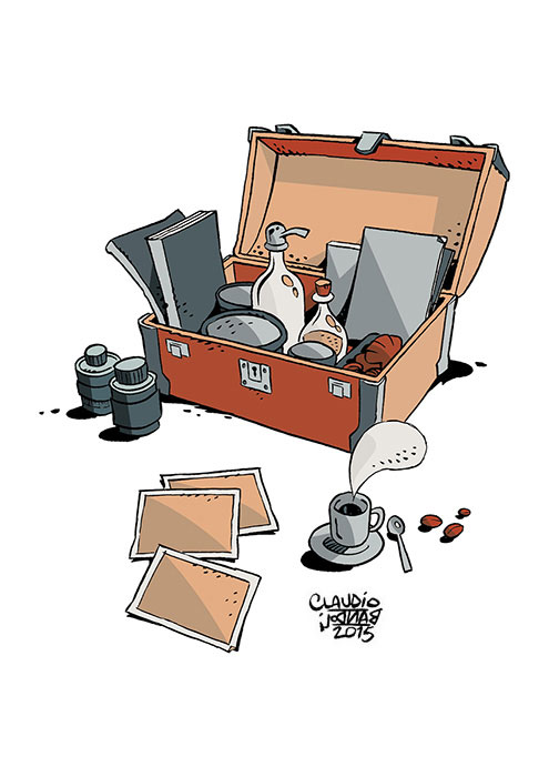 Veneta cucine web catalog - Illustration by Claudio Bandoli