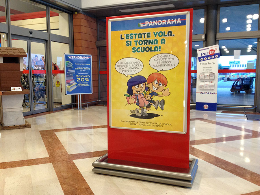 Panorama school products - Illustration by Claudio Bandoli